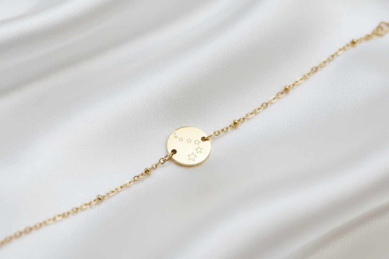 Minimalistisch sterrenkindje armbandje als herinneringssieraad