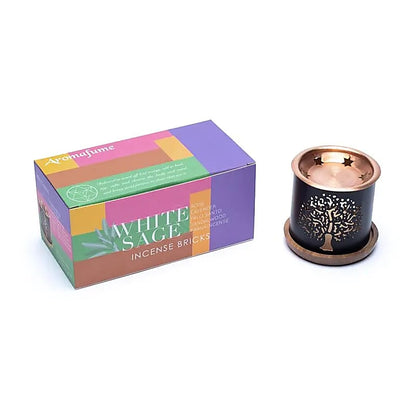 Aromafume Witte Salie Wierookset – Energie Reiniging & Spirituele Zuivering