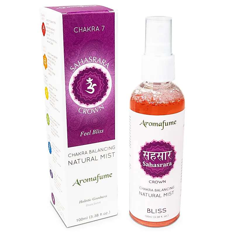 Aromafume Chakra Gift Box met natuurlijke mist voor chakra 7 Sahasrara balans en energie