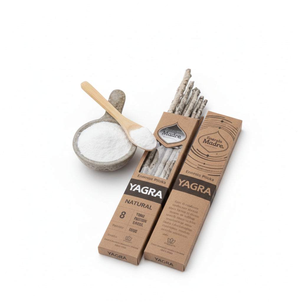 Sagrada Madre Yagra natuurlijke wierookstokjes voor overvloed en manifestatie, handgemaakt, citrusaroma, duurzame verpakking, 8 stuks