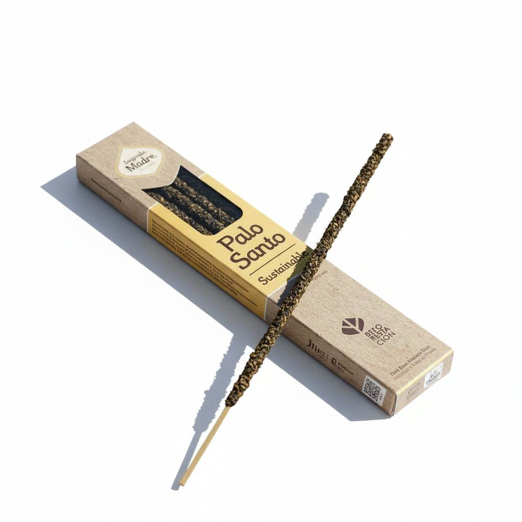 Sagrada Madre Palo Santo handgemaakte duurzame wierookstokjes van natuurlijke materialen uit Argentinië