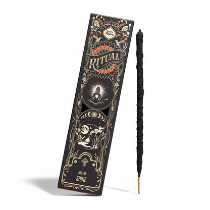 Sagrada Madre Ritual Shine wierookstaaf met natuurlijke witte lotus geur voor innerlijke helderheid en focus, handgemaakt in Argentinië.