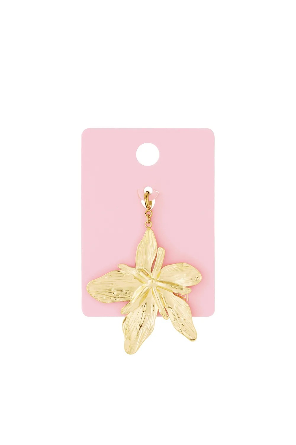 Bloemvormige gouden bedel voor DIY sieraden