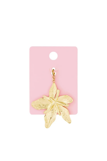Bloemvormige gouden bedel voor DIY sieraden