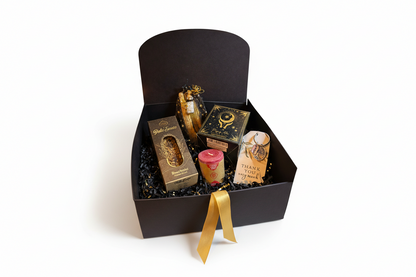 Mini Manifestatie Ritual Box met kaarsen, palo santo en edelsteentjes voor intenties en energie reinigen