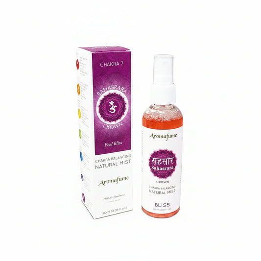Aromafume 7e Chakra roomspray Sahasrara Crown Bliss 100ml natuurlijke mist flacon - Glow Mystic in Style.