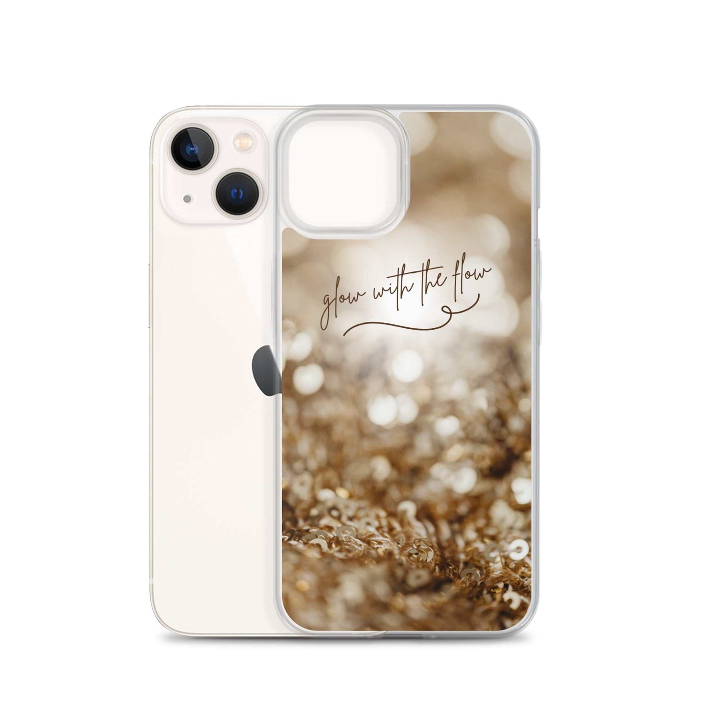 Glow With The Flow iPhone Case with stylish glowing design and durable protective cover