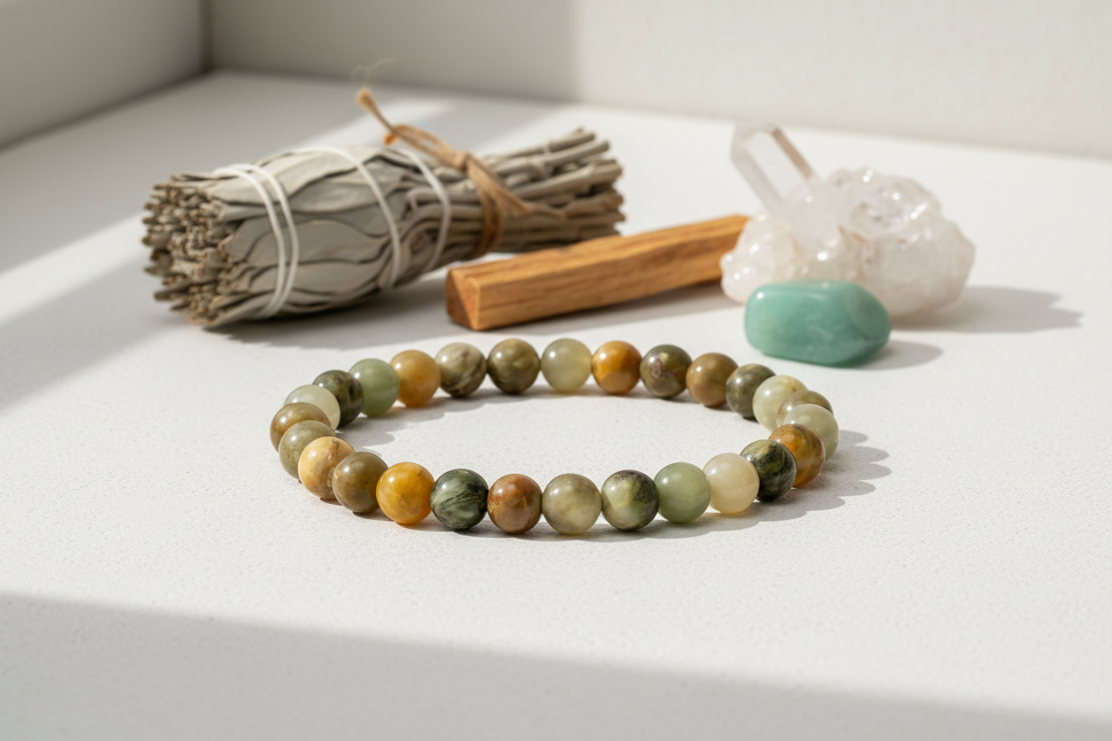 Kattenoog armband AA-kwaliteit met elastische pasvorm, spiritueel sieraad voor bescherming en focus