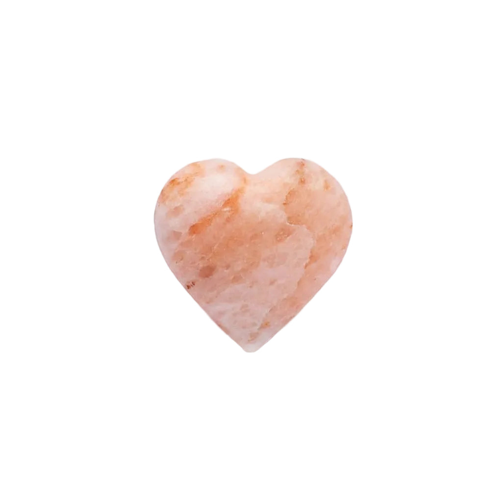 Puur roze Himalayazout massagenhart 100% natuurlijk mineraal voor wellness en deodorant - Glow Mystic in Style.