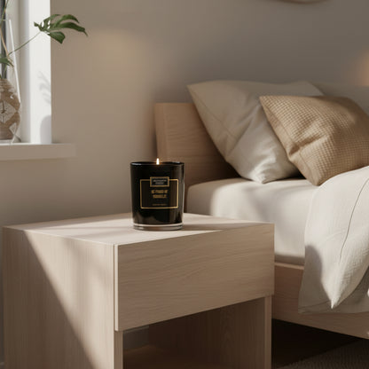 Treatments geurkaars Wees trots op jezelf 280 gram met zwarte glazen pot