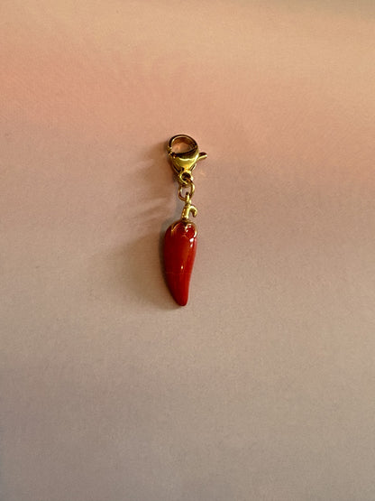 Gouden Spicy Pepper bedel van roestvrij staal