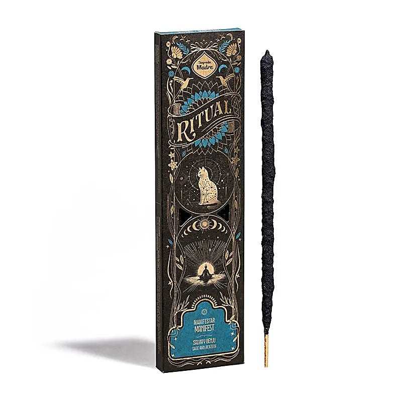 Sagrada Madre Ritual handgemaakte manifestatie wierooksticks voor meditatie en focus, 6 stuks, natuurlijke ingrediënten