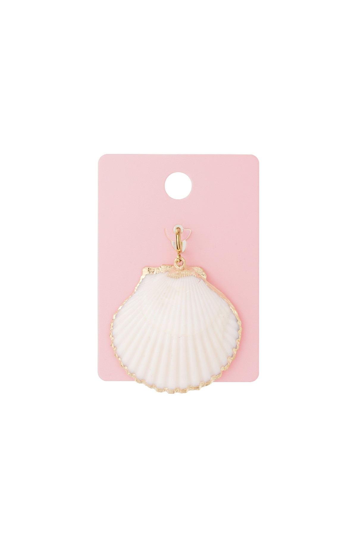 Bohemian schelp charm voor sieraden