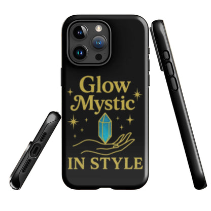 Glow Mystic In Style iPhone case with mystical design and dual-layer protection