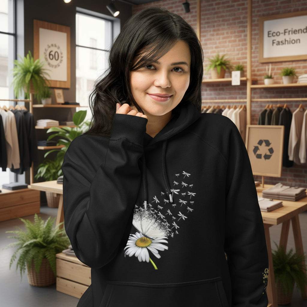 Eco Raglan Unisex Hoodie