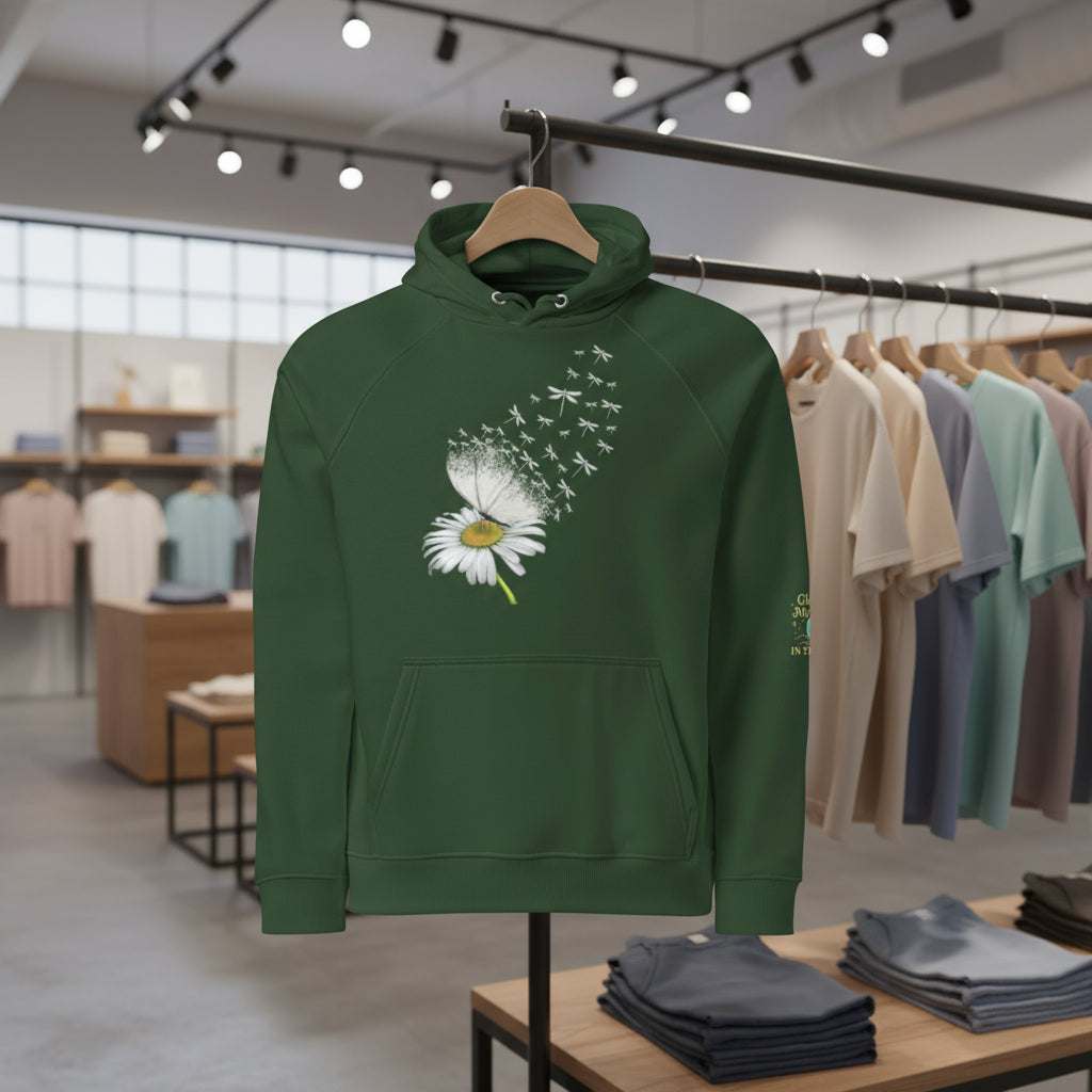 Eco Raglan Unisex Hoodie