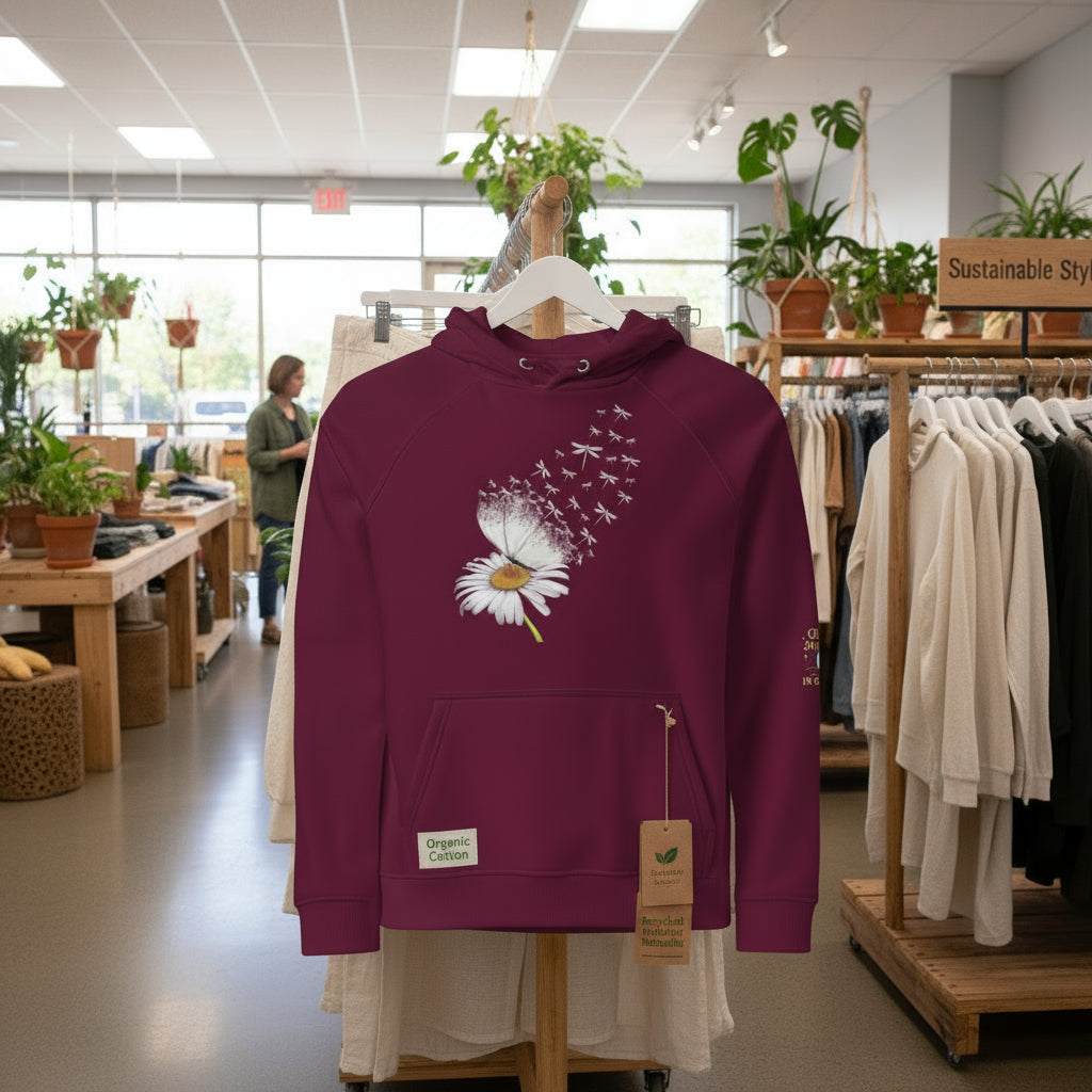 Eco Raglan Unisex Hoodie