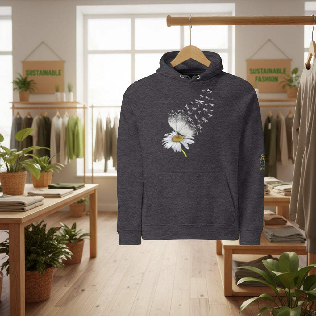 Eco Raglan Unisex Hoodie