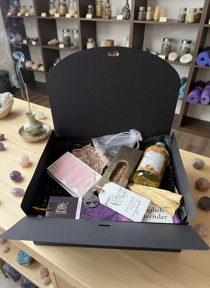 Wellness Box met natuurlijke self-care producten voor ontspanning en balans
