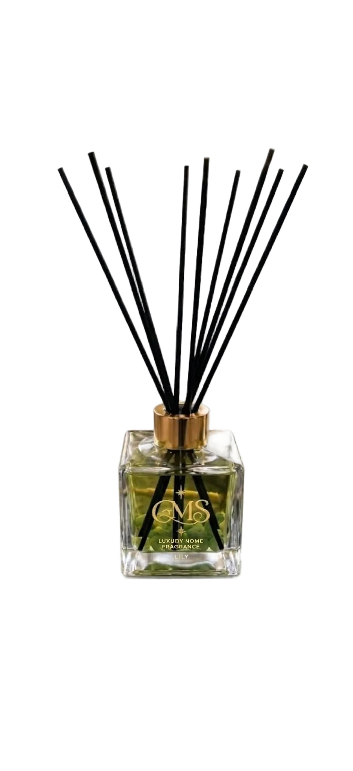 Luxe geurstokjes Yin Yang 100 ml met Groene Aventurijn edelstenen en gouden dop – Glow Mystic in Style